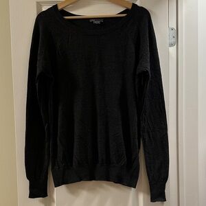 Vince Grey Cashmere & Wool Crew Neck Sweater - Size Medium